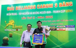 Thắng Dương Anh Vũ, Thới Hoàng Huân vô địch Carom 3 băng miền Trung – Tây Nguyên mở rộng