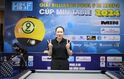 Dương Yến Vi xuất sắc vô địch giải billiard pool 9 bi nữ Tour 2 HBSF 2024