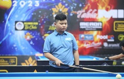 Cơ thủ 12 tuổi Thái Hồng Đức tung siêu phẩm ở giải Billiard Carom 3 băng Tour 2 HBSF Cup 2023