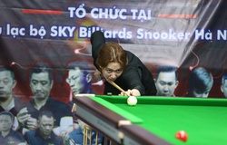 Người đẹp Phương Uyên loại sốc Lưu Minh Phúc ở giải Billiards JOY Heyball chuyên nghiệp lần 3 năm 2023 