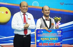 Kết quả billiards mới nhất 18/9: Mã Xuân Cường vô địch thần tốc