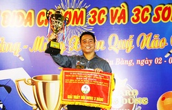 Cơ thủ Nguyễn Như Lê lập cú đúp vô địch giải Billiard Carom 3 băng huyện Bàu Bàng mở rộng 2023