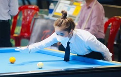 Trần Nữ Thùy Trâm - trọng tài nữ đặc biệt tại Giải billiards và snooker vô địch quốc gia