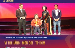 VĐV người khuyết tật xuất sắc của năm 2025: Cúp Chiến thắng gọi tên "cô gái không chấp nhận số phận" Vi Thị Hằng