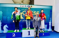 Cờ vua Trẻ Việt Nam "càn quét" 8 HCV Cờ Nhanh Châu Á ngay ngày đầu tiên