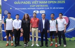 Padel chính thức có giải đấu cấp quốc gia, Cúp Vietravel 2025 hướng tới mục tiêu ASIAD 2026