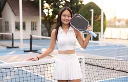 Tay vợt 17 tuổi Jolie Lam tạo ấn tượng từ quần vợt sang pickleball