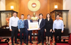 Trước thềm SEA Games 33: Đoàn Thể Thao Việt Nam ấm áp trao tặng 116,5 triệu đồng ủng hộ đồng bào vùng lũ