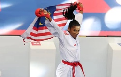 Sinh nhật đáng nhớ khi "nữ hoàng karate" Shahmalarani hoàn thành cú hat-trick vàng tại SEA Games 33