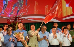 CLB Bóng đá Công an TPHCM tổ chức lễ ra mắt, xuất quân, giới thiệu logo và trang phục mùa giải 2025-2026