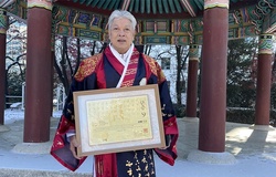 Võ sư Trương Ngọc Để lập kỷ lục: Người Việt Nam đầu tiên đạt huyền đai 9 đẳng Taekwondo quốc tế từ "cái nôi" Kukkiwon