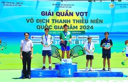 TPHCM dẫn đầu toàn đoàn tại Giải Quần vợt Vô địch Thanh thiếu niên quốc gia 2024