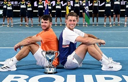 Vô địch quần vợt Australian Open 2026 ghi dấu hành trình kỳ diệu của đôi nam "mới tinh" Harrison - Skupski
