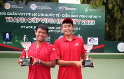 Kết quả tennis ngày 11/3: Minh Phát / Đại Khánh vô địch đôi nam cúp Diễn Đàn Vinh Infinity