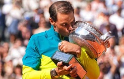 "Vua sân đất nện" Nadal lập hàng loạt kỷ lục tennis khi vô địch Roland Garros 2022