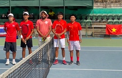  Chung kết vòng loại Giải Junior Davis Cup: Trẻ tennis nam Việt Nam áp đảo Thái Lan