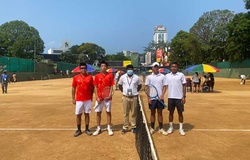 Trẻ tennis Việt Nam thắng trắng Campuchia ở vòng sơ loại Junior Davis Cup