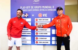 Vòng play-offs Davis Cup nhóm II Thế giới 2022: Xác định các cặp đấu Việt Nam vs Dominica