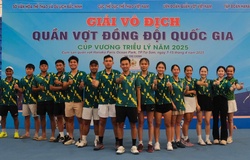 Hà Nội giành ngôi nhất toàn đoàn tại Giải Quần vợt Vô địch Đồng đội Quốc gia năm 2025 