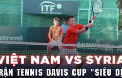 Việt Nam vs Syria, trận tennis siêu dị của nhóm III Davis Cup 2022