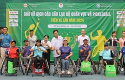 Giải Vô địch các CLB Quần vợt & Pickleball trên xe lăn 2024: Quy tụ gần 100 tay vợt