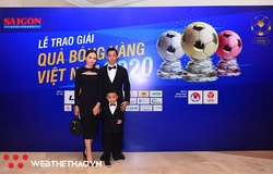 Gia đình Văn Quyết hội tụ ở Gala Quả bóng Vàng 2020