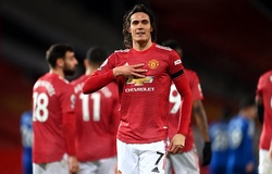 Tỷ lệ ghi bàn của Cavani ở MU tốt hơn Fernandes và Rashford