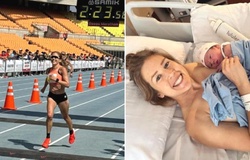Bà mẹ 36 tuổi mới sinh con 7 tháng chạy marathon vượt chuẩn Olympic Paris 2024