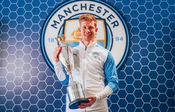 De Bruyne san bằng kỷ lục của Ronaldo khi nhận giải PFA
