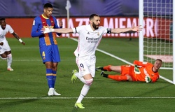 Benzema đánh gót “thiên tài” ghi bàn cho Real ở trận Siêu kinh điển
