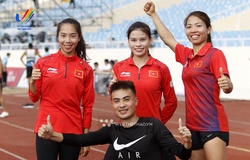 Dàn sao tuyển Việt Nam thoải mái tâm lý trước ngày khai màn điền kinh SEA Games 31