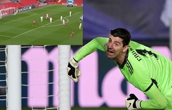 Courtois 2 lần cứu thua cho Real trước Liverpool trong 10 phút