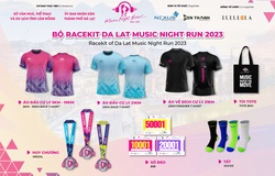 Bộ racekit cực chất, mang tính ứng dụng cao của giải chạy Da Lat Music Night Run 2023