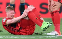 De Bruyne không chắc chơi vòng tứ kết EURO với Bỉ