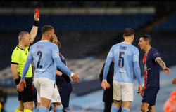 Xem Di Maria nóng nảy nhận thẻ đỏ ở trận Man City vs PSG