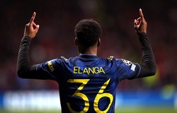 Elanga vượt Ronaldo và Rashford khi ghi bàn cho MU ở Champions League