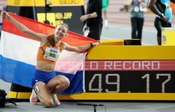 Người đẹp điền kinh Hà Lan lại phá kỷ lục thế giới chạy 400m nữ trong nhà