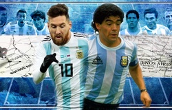 So sánh thú vị về "thế lực" của Messi và Maradona ở Argentina