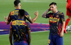 Messi và Suarez phản ứng bất ngờ trước các CĐV Real Madrid 