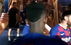 Messi truyền cảm hứng trong đường hầm giúp Barca thắng Napoli