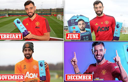 Bruno Fernandes bắt kịp Ronaldo về giải thưởng ở MU