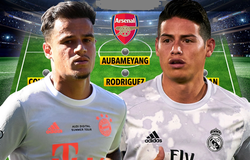 Đội hình Arsenal với Coutinho và 4 ngôi sao mới sẽ thế nào?