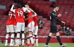 Liverpool tan nát giấc mơ lập kỷ lục điểm số sau khi thua Arsenal