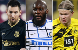 Messi và Haaland trong danh sách rút gọn 5 tiền đạo của Man City