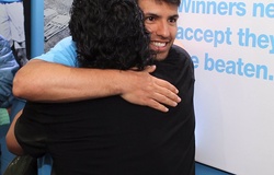 Con rể cũ Aguero tiếc thương Diego Maradona
