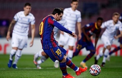 Messi tiếp tục là chúa tể của những quả phạt đền với Barca