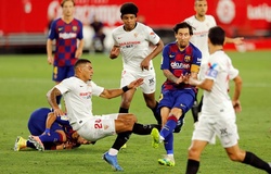 Cận cảnh vết sẹo của Messi sau khi “dính đòn” ở trận gặp Sevilla