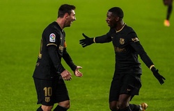 Messi sút phạt đẹp mắt để độc chiếm ngôi Vua phá lưới La Liga