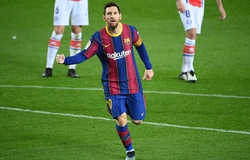 Messi san bằng kỷ lục của Xavi trong ngày tỏa sáng với Barca