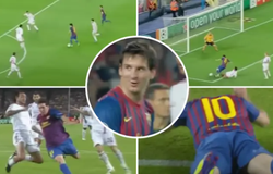 Xem lại pha cản phá của Nesta khiến Messi gục đầu thất vọng